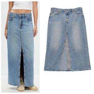 Levi's Size 18 NWT Ankle Column Denim Jean Skirt Vintage 90s Style y2k - D32